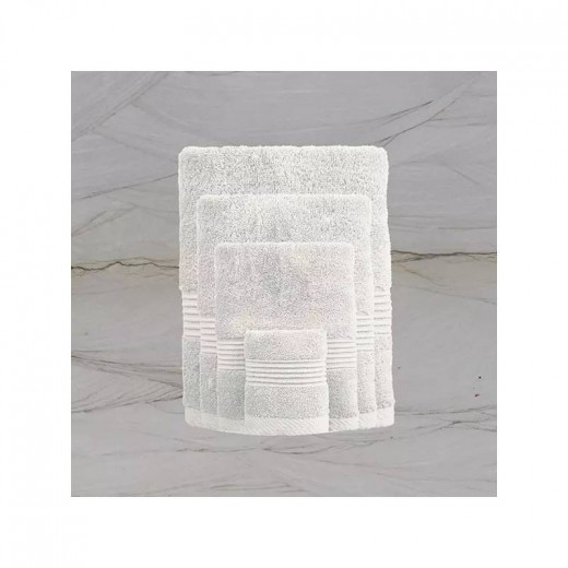 Nova Home "Pretty Collection" Towel, White Color