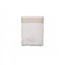 Nova Home Gold Versace 100% Cotton Jacquard Towel, White Color, Size 90*50