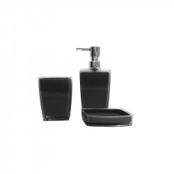 Weva Flexi Bath Set, Black Color, 3 Pieces