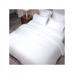 Nova Home "Belmont" Embroidery Duvet Cover White Color, King/Super King Size, 7 Pieces