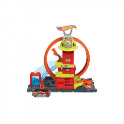 Hot Wheels City Super Loop Fire Station