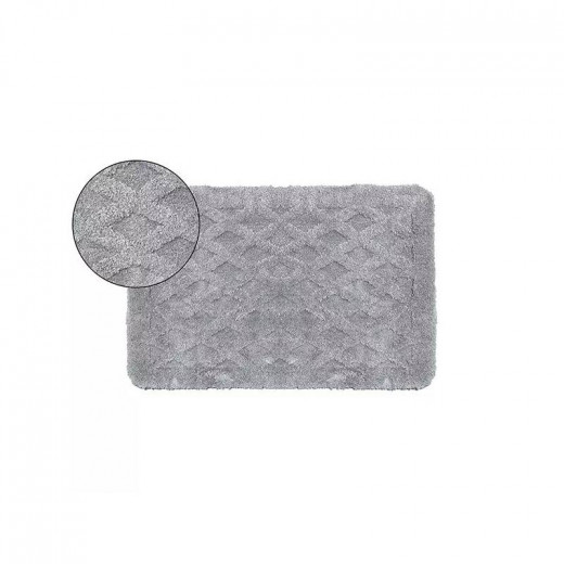 Nova Home Bath Mat "Athens", Silver Color, 70*120