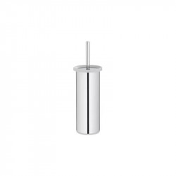 Kela "Alor" Wall-Mounted Toilet Brush, Light Grey Color Stainless Steel