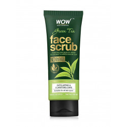 Wow Skin Science Green Tea Face Scrub, 100ml