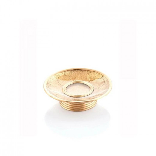 Primanova Circle Soap Dish, Gold Color