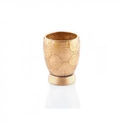 Primanova Circle Bathroom Tumbler, Gold Color