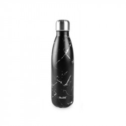 Ibili Double-Wall Thermos Bottle,Black, 500ml