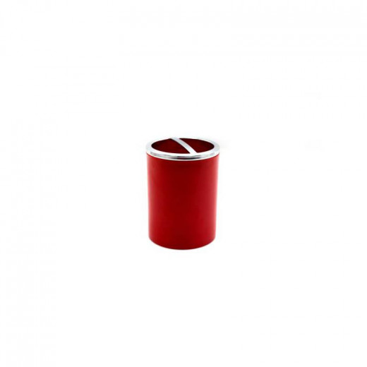 Primanova Lenox Toothbrush Holder, Red Color