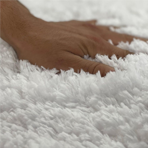 ARMN Dexi Pedestal Rug, White Color 50*150 Cm