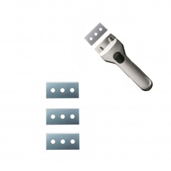 Ibili Vitroceramic Scraper Blades Set, 3 Pieces