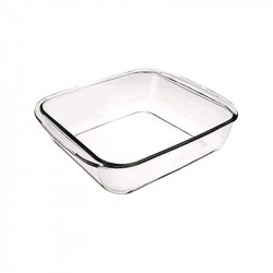 Ibili Square Glass Tray, 22x22cm