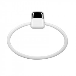 Primanova Towel Ring, White Color