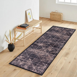 Astra Felicido Floor Runner, Black & Beige Color 50*130