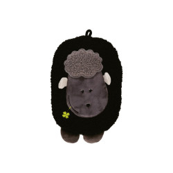 Hugo Frosch Eco Hot Water Bottle, Black Lamb