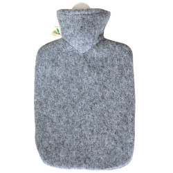 Hugo Frosch Felt Hot Water Bottle, Gray