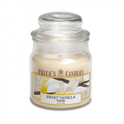 Price's Medium Scented Candle Jar with Lid, Sweet Vanilla