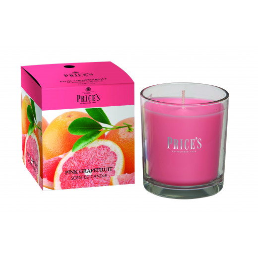 Price's Scented Candle Cluster, Pink Grafruit