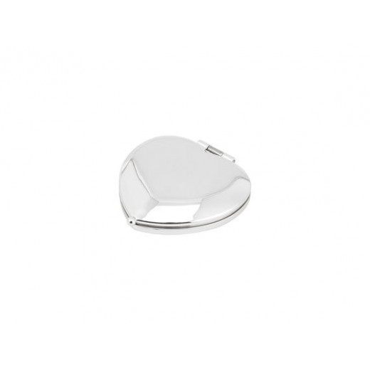 Madame Coco Amelie Pocket Mirror, Silver