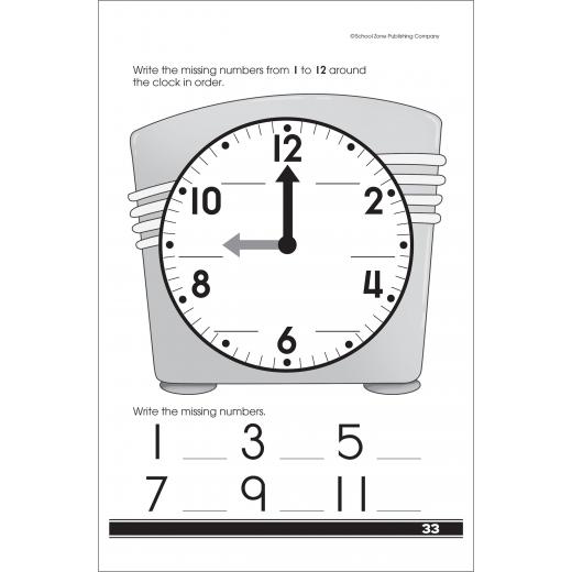 School Zone Get Ready For Math Grades K-1 Workbook