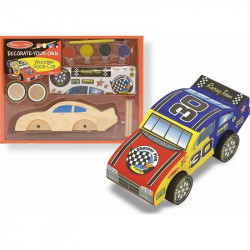 Melissa & Doug Decorate Your Own Wooden Race Car