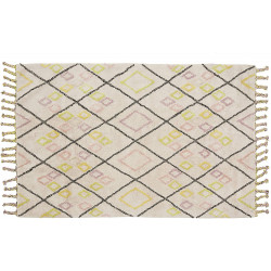 Aratextile Cotton Children's Rug, Rombos Design, 140 x 200 Cm