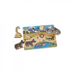 Melissa and Doug Safari Peg Puzzle