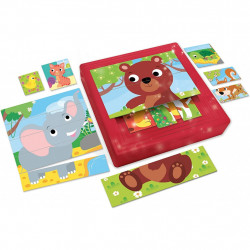 Lisciani Carotina Baby 8 Progressive Puzzle, Animals