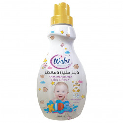 Wales Fabric Softener and Freshener For Children's, White Color, 1.5 Liter