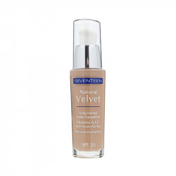 Seventeen Natural Velvet Matte Foundation, Beige Color, Number 6