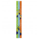 Zak Designs Kids Despicable Me Minions, 3 Pack Reusable Plastic Straws in Resealable Pouch