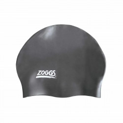 Zoggs Junior Silicone Cap For Swim, Black Color