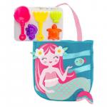 Stephen Joseph Beach Totes with Sand Toy Play Set, Mermaid