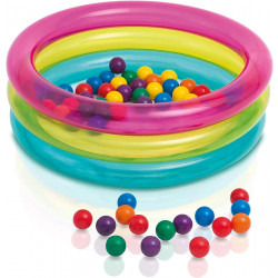 Intex Inflatable Ball Pool With 50 Coloured Balls