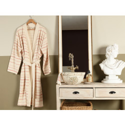 Madame Coco Damien Natural Kimono Bathrobe