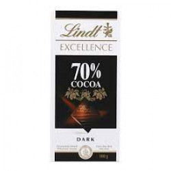 Lindt Excellence Dark 70% , 20pcs , 100g