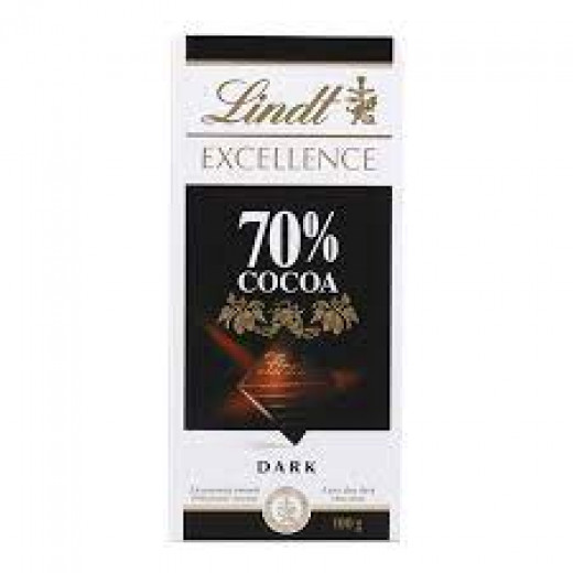 Lindt Excellence Dark 70% , 20pcs , 100g