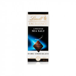 Lindt Excellence Dark Sea Salt Bar, 20pcs , 100g