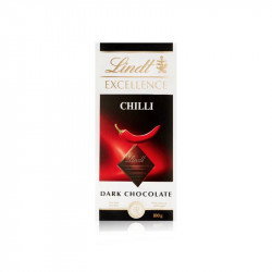 Lindt Excellence Dark Chilli Bar, 20pcs, 100g