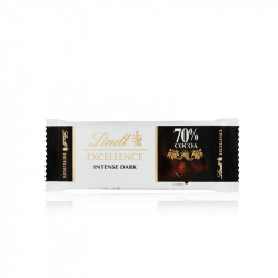 Lindt 70% Cocoa Dark Chocolate, 24pcs, 35g