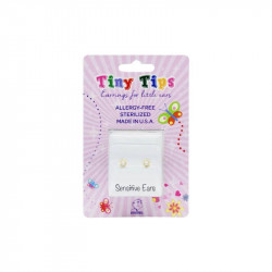 Studex Tiny Tips Crystal Starlite Childrens Allergy Free Sterilized, 3 Mm