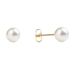 Studex Sensitive White Pearl Stud Earrings, 7 Mm