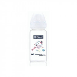 Optimal Glass Feeding Bottle Colored, 160ml