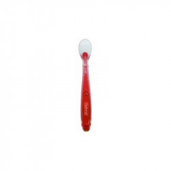 Optimal Baby Silicone Spoon, Red Color