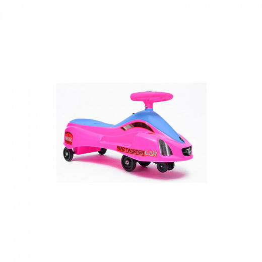 سيارة ركوب للاطفال, باللون الزهري, 23*28*76 سم من هوم تويز