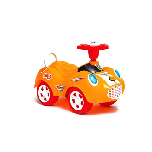 Home Toys Mini Cooper Junior Ride On Car, Orange Color