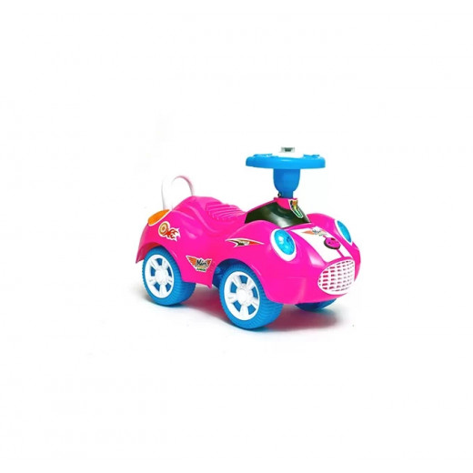 Home Toys Mini Cooper Junior Ride On Car, Pink Color