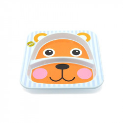 Oops Plastic Plate, Bear Design