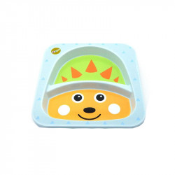 Oops Plastic Plate, Hedgehog Design