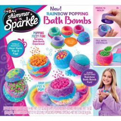 Car-Z-Art  Shimmer N Sparkle Rainbow Popping Bath Bombs