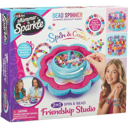 Car-Z-Art  Shimmer N Sparkle 2-In-1 Spin & Bead Friendship Studio